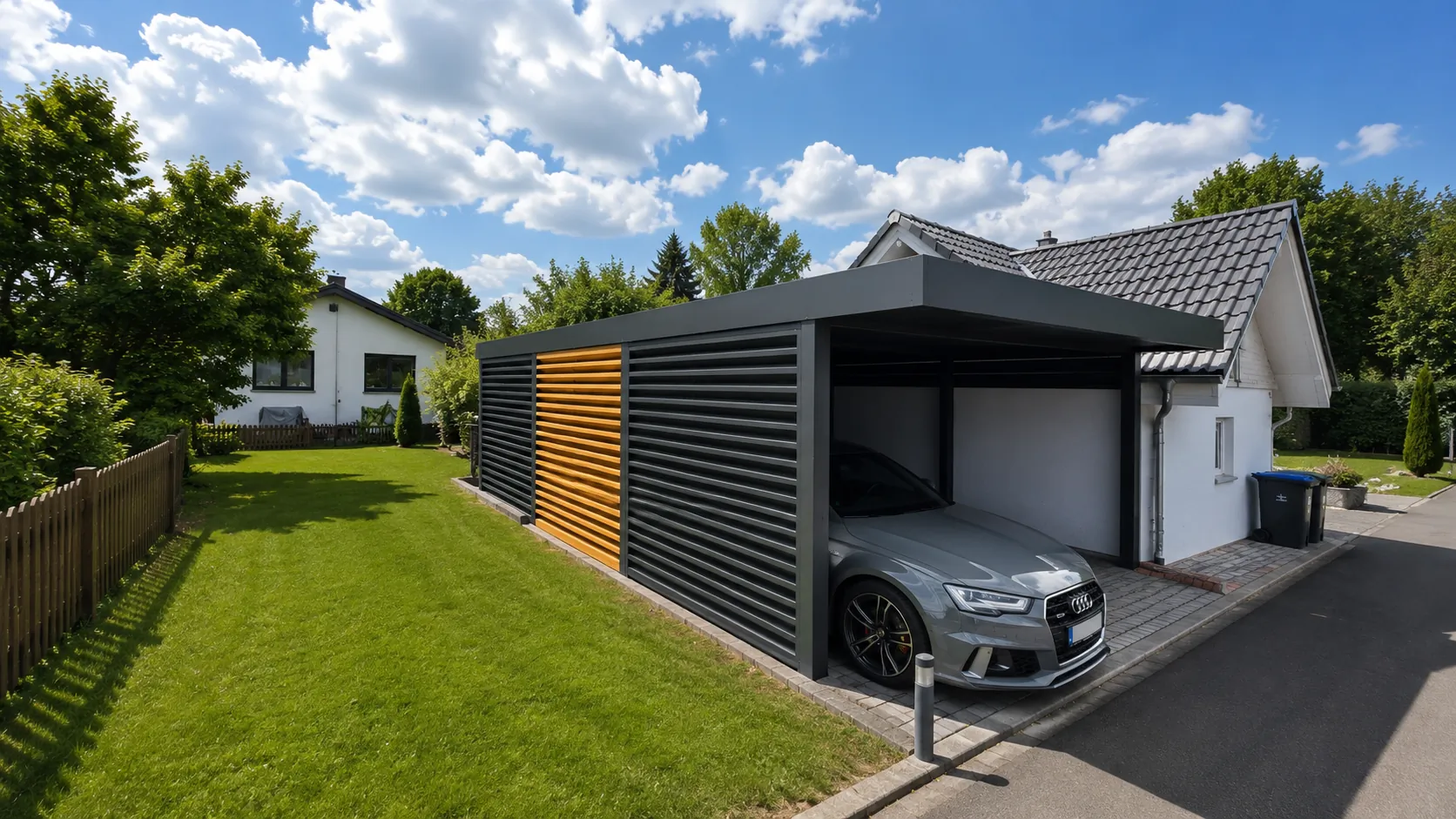 Carports von KD als Gestaltungsbeispiel